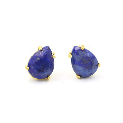 Aretes de Cristal Facetado con Gota - Elegancia Minimalista para Mujer - Image 3