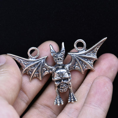 Dije Cráneo de Pterosaurio Vintage en Plata 925 - Image 2