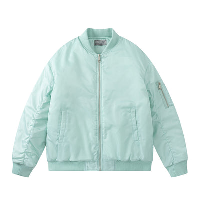 Chaqueta Acolchada Deportiva con Cuello Alto y Mangas Plisadas para Hombre - Image 18