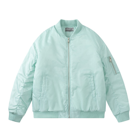 Chaqueta Acolchada Deportiva con Cuello Alto y Mangas Plisadas para Hombre - Image 18