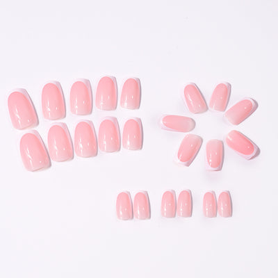 Uñas Postizas Cuadradas Cortas - 24 Piezas Removibles en Caja - Image 13