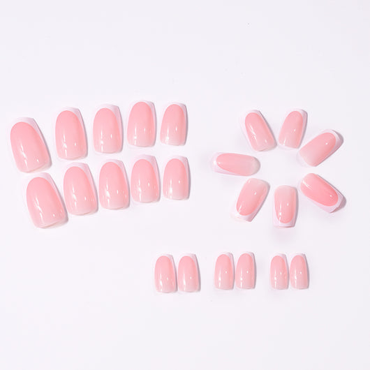 Uñas Postizas Cuadradas Cortas - 24 Piezas Removibles en Caja - Image 13