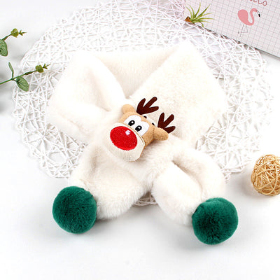 Babero Navideño Infantil con Pelaje Sintético de Conejo - Diseño Cartoon Unisex - Image 16