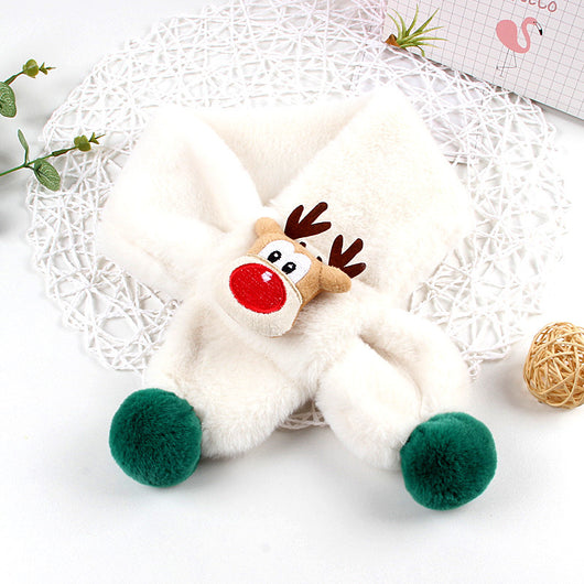 Babero Navideño Infantil con Pelaje Sintético de Conejo - Diseño Cartoon Unisex - Image 16