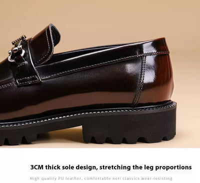 Zapatos Gommino con Hebilla Horse Street en Cuero Japonés Pulido para Hombre - Image 43