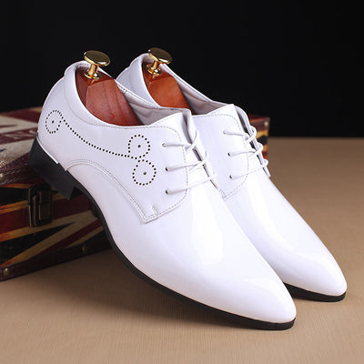 Zapatos de Cuero para Hombre - Mocasines Elegantes Slip-on Negros - Image 7