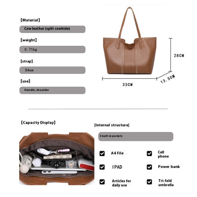Bolso Tote de Cuero para Mujer - Elegancia y Funcionalidad - Image 4