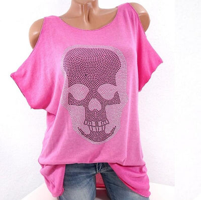 Camisetas Cortas para Mujer con Diseño Calavera - Image 5