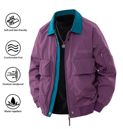 Chaqueta Piloto Retro para Hombre - Estilo Vintage Workwear - Image 7
