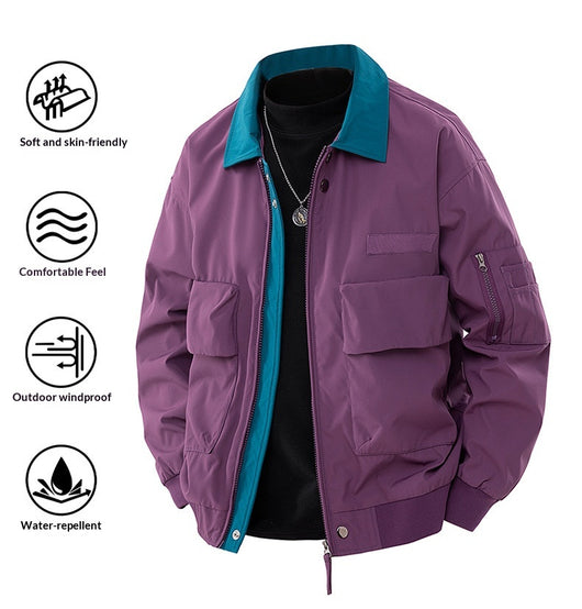 Chaqueta Piloto Retro para Hombre - Estilo Vintage Workwear - Image 7