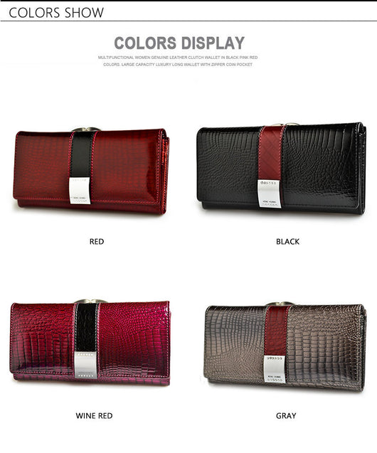 Billetera de Cuero para Mujer con Monedero - Image 5