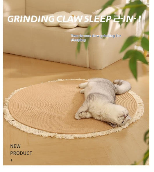 Cama Nido para Gatos con Colchoneta Resistente y Cuerda de Algodón - Image 13