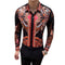 Camisa Baroque Slim Fit para Hombre - Diseño Party Estampado