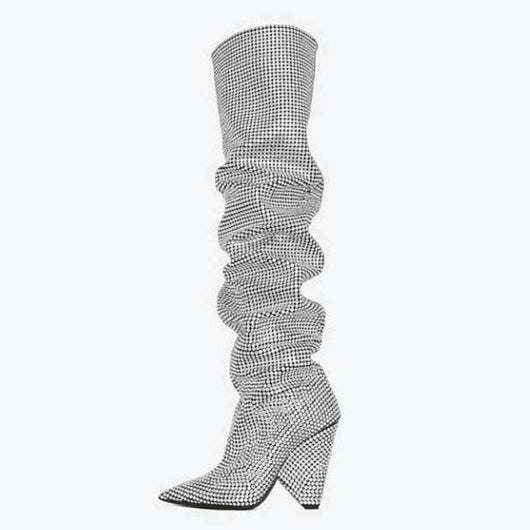 Tacones Altos con Pedrería y Lentejuelas - Diseño Elegante - Image 10