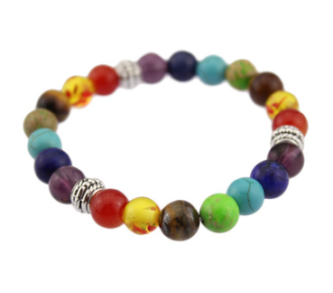Pulsera de Cuentas de Piedra Natural Sistema Solar Ocho Planetas Galaxia Universo Estrella Guardiana - Image 15
