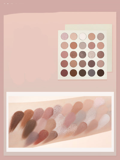 Paleta de Sombras 25 Colores Tierra y Té con Leche - Acabado Mate Premium - Image 2