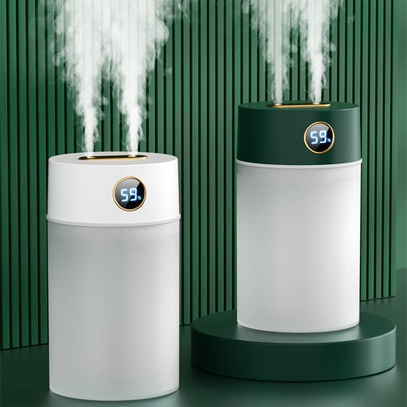 Humidificador Ultrasónico Doble Jet USB de Gran Capacidad Silencioso