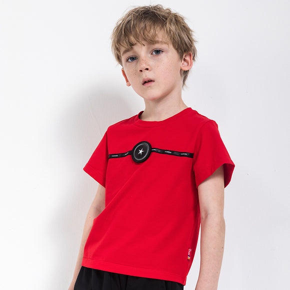 Camiseta Infantil de Manga Corta Estilo Europeo y Americano