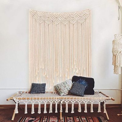 Tapiz Tejido a Mano Estilo Nórdico Bohemio - Image 2