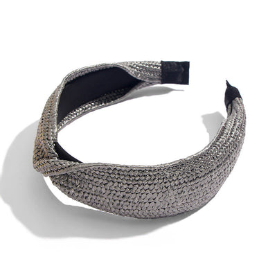 Diadema de Rafia Tejida a Mano - Natural y Elegante - Image 20