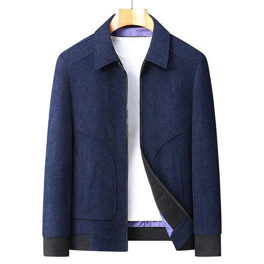Abrigo de Pana Grueso Talla Grande para Hombre - Image 16