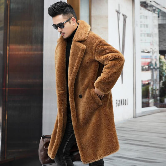 Abrigo Largo de Cachemira para Hombre - Elegancia y Calidez Invernal - Image 3