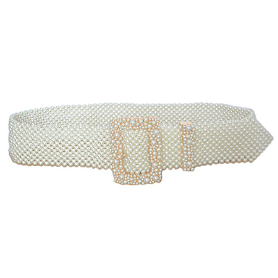 Cinturón para Abrigo Plumón con Perlas Decorativas - Image 10