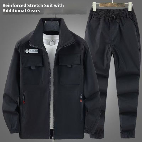 Traje de Trabajo Elástico para Exteriores - Resistente y Cómodo