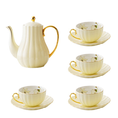 Juego de Té Macaron Colores Morandi - Tetera, Tazas y Platos - Image 3