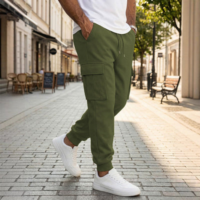 Pantalones de Trabajo Casual para Hombre con Múltiples Bolsillos y Cordón Ajustable - Image 7