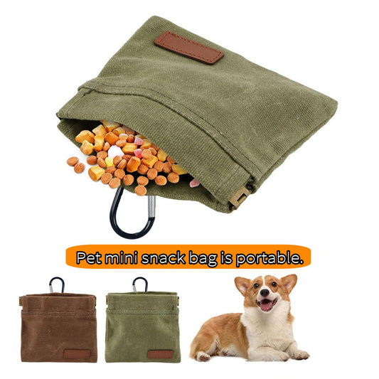 Bolsa Portátil para Snacks de Perro - Diseño Moderno para Entrenamientos