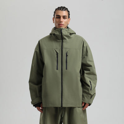 Chaqueta Esquí Hombre Impermeable Transpirable Corte Holgado con Cierre - Image 7