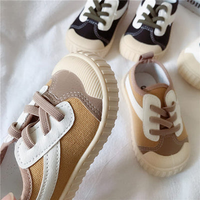 Zapatillas de Lona Infantiles con Suela Antideslizante y Fondo Suave - Image 3