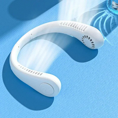 Ventilador Portátil de Cuello USB Recargable - Manos Libres - Image 4