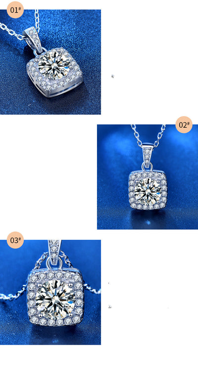 Collar con Colgante de Moissanita en Plata de Ley S925 - Image 11