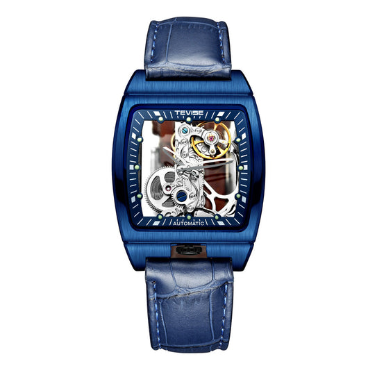 Reloj Mecánico Automático de Cuero para Hombre con Movimiento de Larga Duración - Image 2