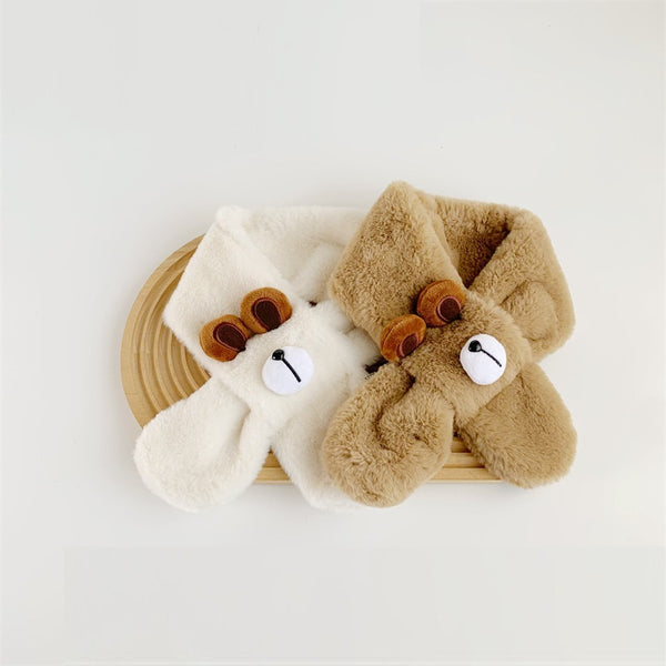 Bufanda Térmica Infantil con Diseño de Osito - Niños y Niñas Invierno