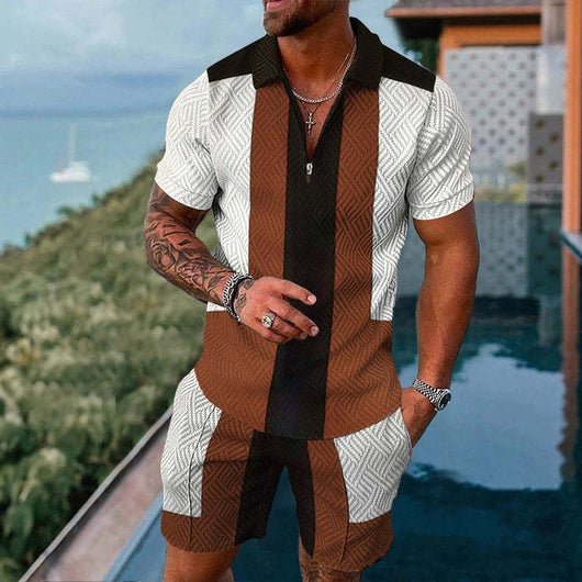 Traje Casual con Cierre de Manga Corta - Image 18