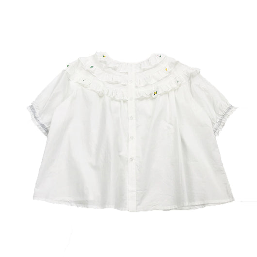 Blusa Suelta de Algodón Puro Manga Media - Image 4