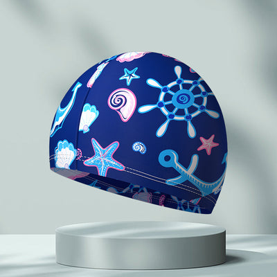 Gorro de Natación Elástico y Cómodo con Estampado Simple - Image 20