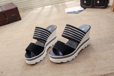 Pantuflas con Tacón Cuña para Mujer - Image 4