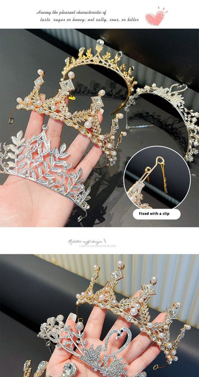 Corona Tiara para Niñas con Clip de Pelo - Accesorio de Princesa - Image 40
