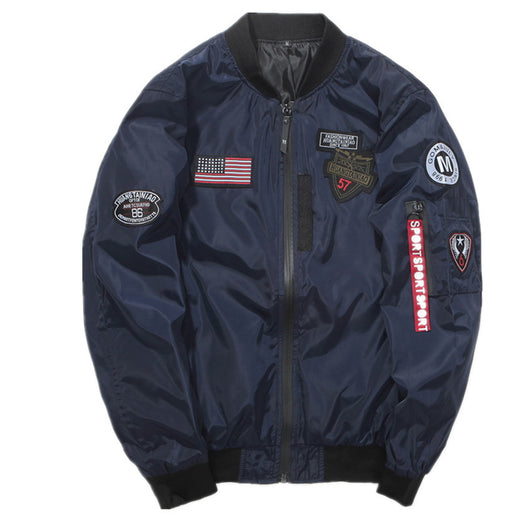Chaqueta Air Force Deportiva Talla Grande para Hombre - Image 5