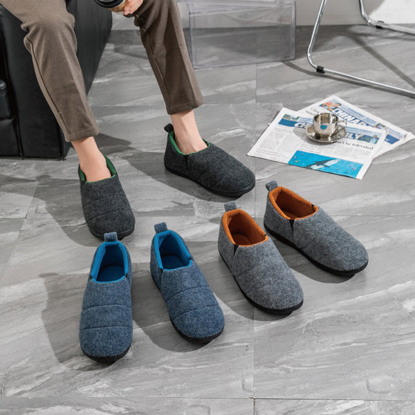 Pantuflas Cómodas para Hombre con Suela de Goma y Diseño Minimalista