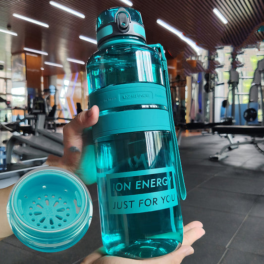 Botella Deportiva de Gran Capacidad Portátil para Fitness