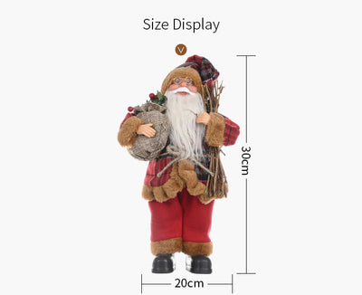 Figura Decorativa de Santa Claus de Pie - Image 7