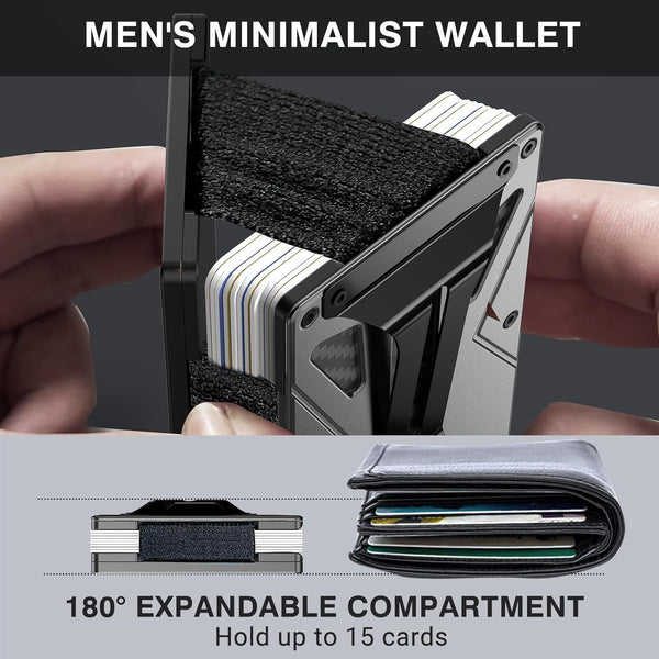 Billetera de Metal con Protección RFID Anti-robo