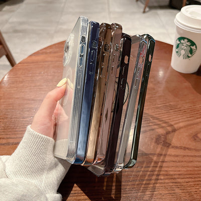 Funda Telefónica con Diamantes Electrochapados y Protector de Lente - Image 20