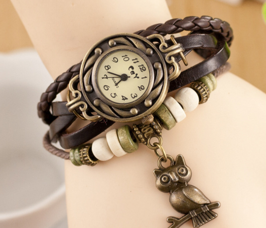 Reloj Pulsera Búho Estilo Coreano para Mujer - Image 13