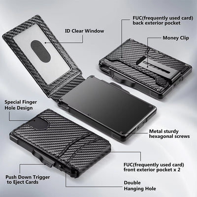 Billetera Magnética de Metal con Compartimento para Tarjetas - Diseño Minimalista - Image 19